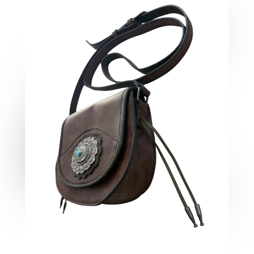 NWT Tony Lama Women's Concho Saddle Bag - Picture 4 of 9